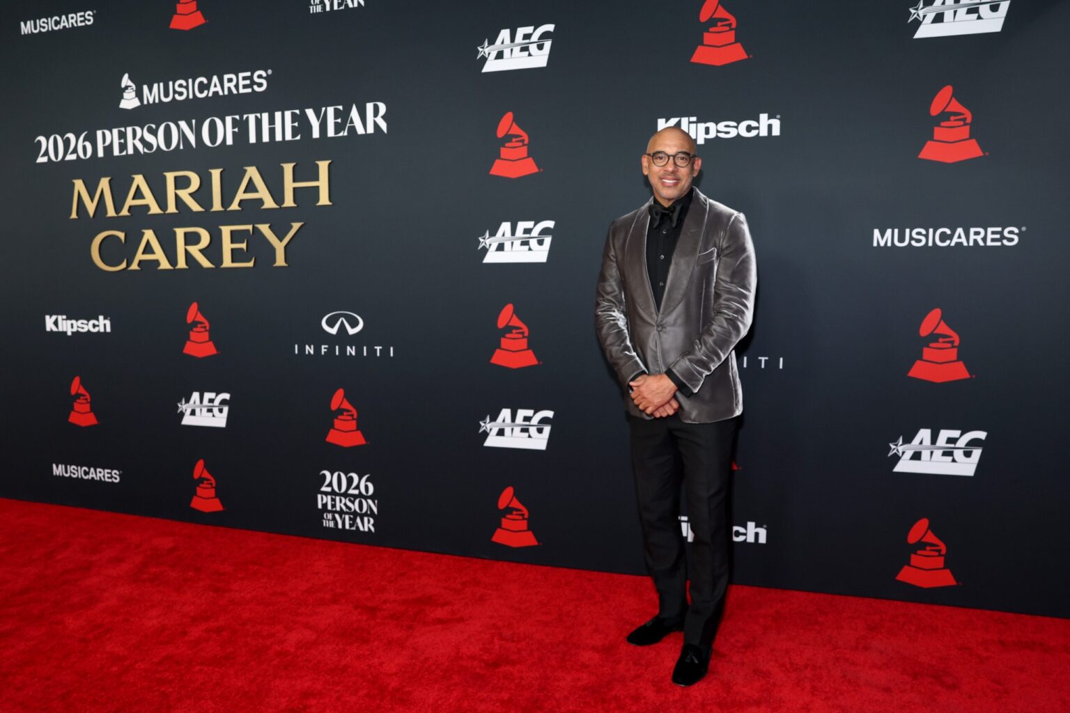 LOS ANGELES, CALIFORNIA - JANUARY 30: Harvey Mason jr., CEO, the Recording Academy, attends 2026 MusiCares Person of the Year Honoring Mariah Carey on January 30, 2026 in Los Angeles, California. (Photo by Matt Winkelmeyer/Getty Images for The Recording Academy)