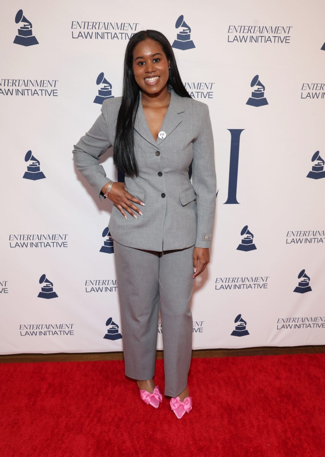 LOS ANGELES, CALIFORNIA - JANUARY 30: Angelina Craig attends the 68th GRAMMY Awards - 28th Annual Entertainment Law Initiative Luncheon on January 30, 2026 in Los Angeles, California. (Photo by Jesse Grant/Getty Images for The Recording Academy)
