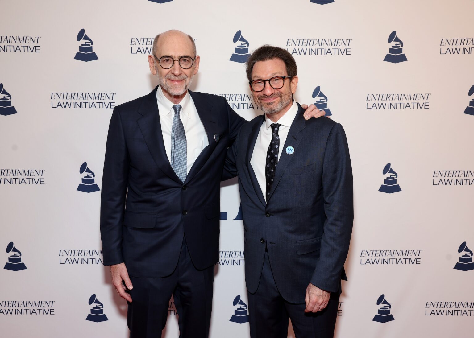 LOS ANGELES, CALIFORNIA - JANUARY 30: Fred Wistow and Paul Robinson attend the 68th GRAMMY Awards - 28th Annual Entertainment Law Initiative Luncheon on January 30, 2026 in Los Angeles, California. (Photo by Jesse Grant/Getty Images for The Recording Academy)