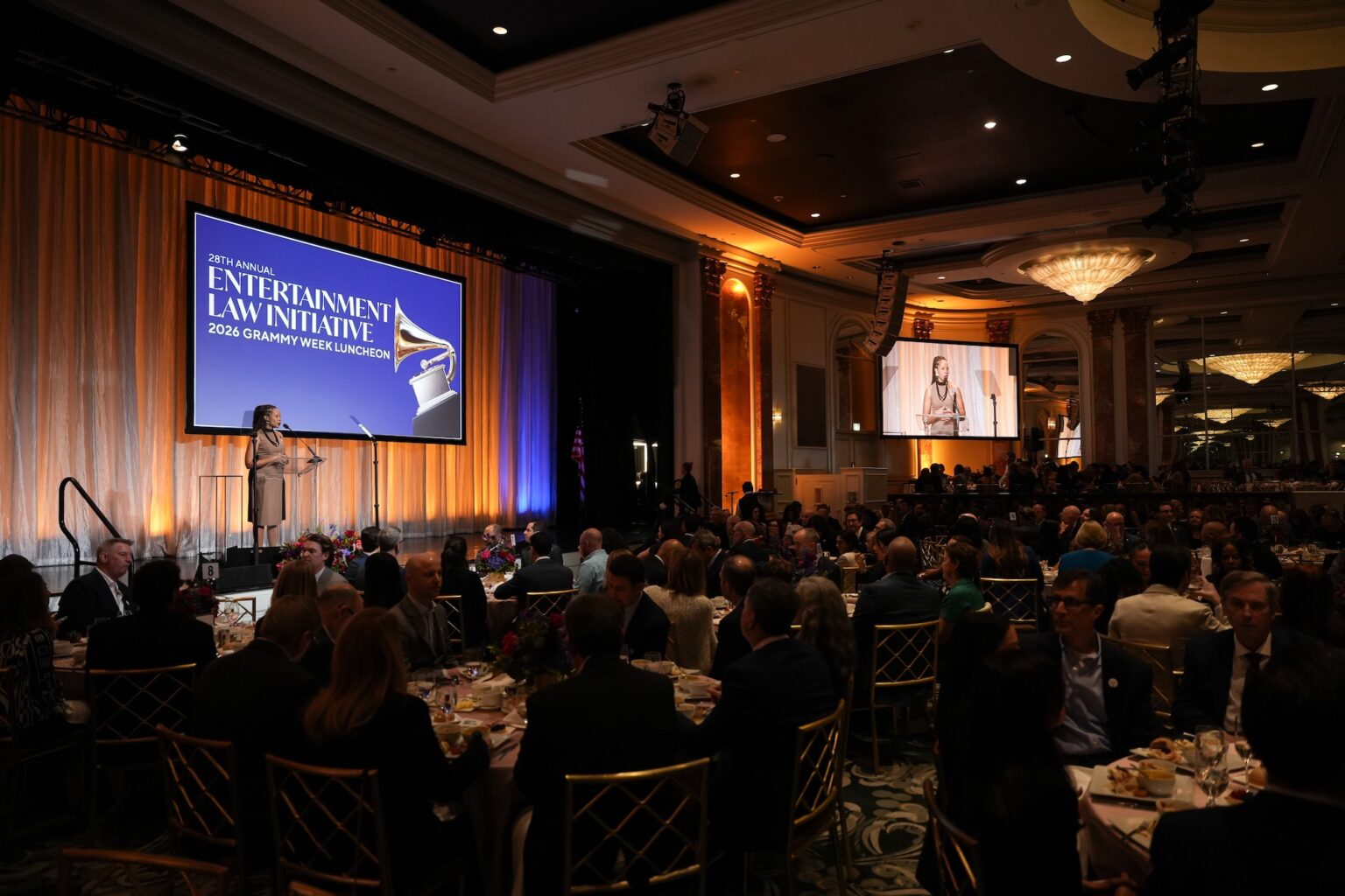 LOS ANGELES, CALIFORNIA - JANUARY 30: Kelley Purcell during the 68th GRAMMY Awards - 28th Annual Entertainment Law Initiative Luncheon on January 30, 2026 in Los Angeles, California. (Photo by Gonzalo Marroquin/Getty Images for The Recording Academy)