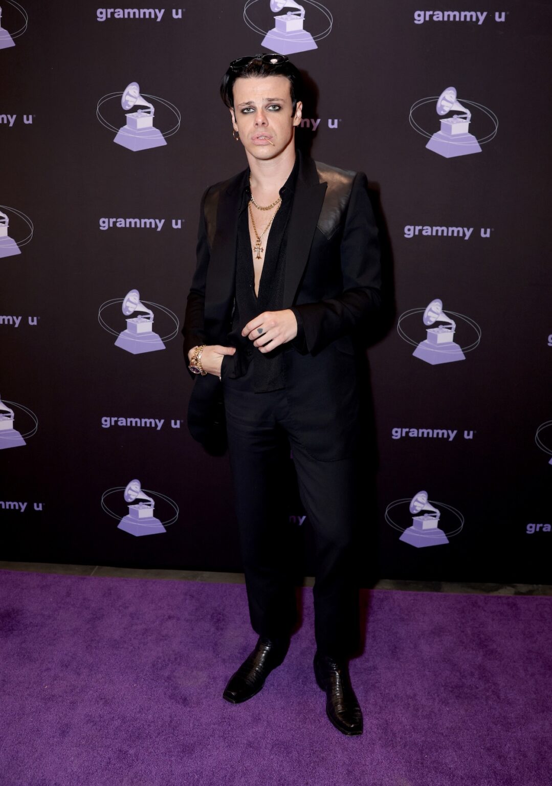 LOS ANGELES, CALIFORNIA - JANUARY 30: Yungblud attends the GRAMMY U Masterclass during the 68th GRAMMY Awards at Rolling Greens on January 30, 2026 in Los Angeles, California. (Photo by Anna Webber/Getty Images for The Rceording Academy)