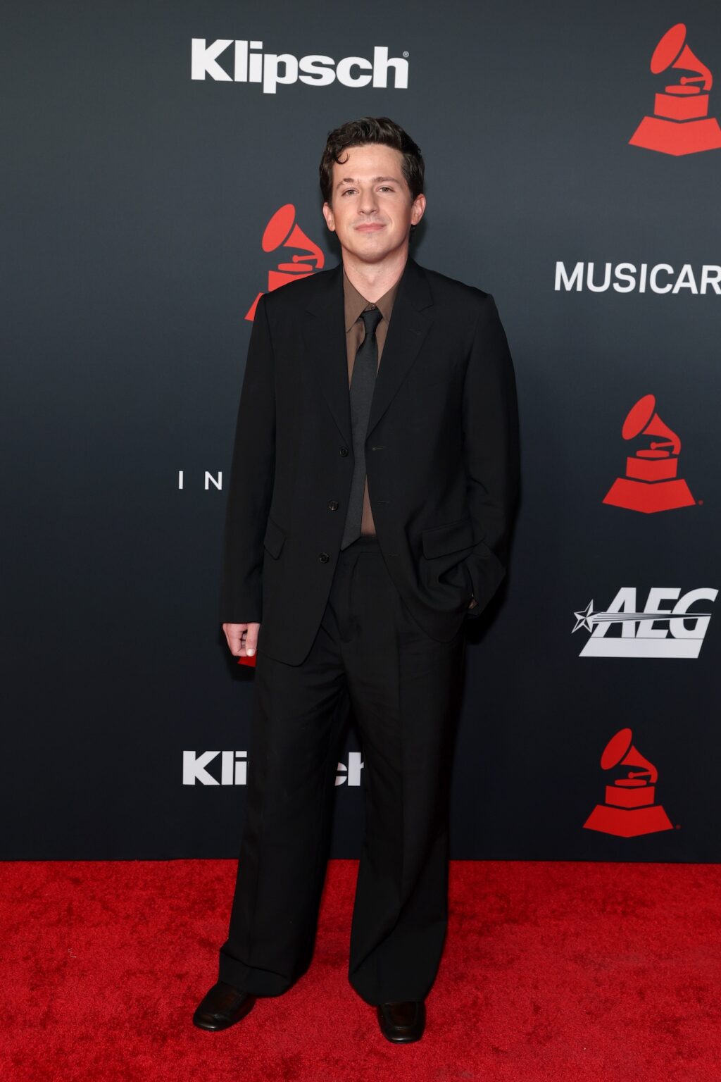 LOS ANGELES, CALIFORNIA - JANUARY 30: Charlie Puth attends 2026 MusiCares Person of the Year Honoring Mariah Carey on January 30, 2026 in Los Angeles, California. (Photo by Matt Winkelmeyer/Getty Images for The Recording Academy)