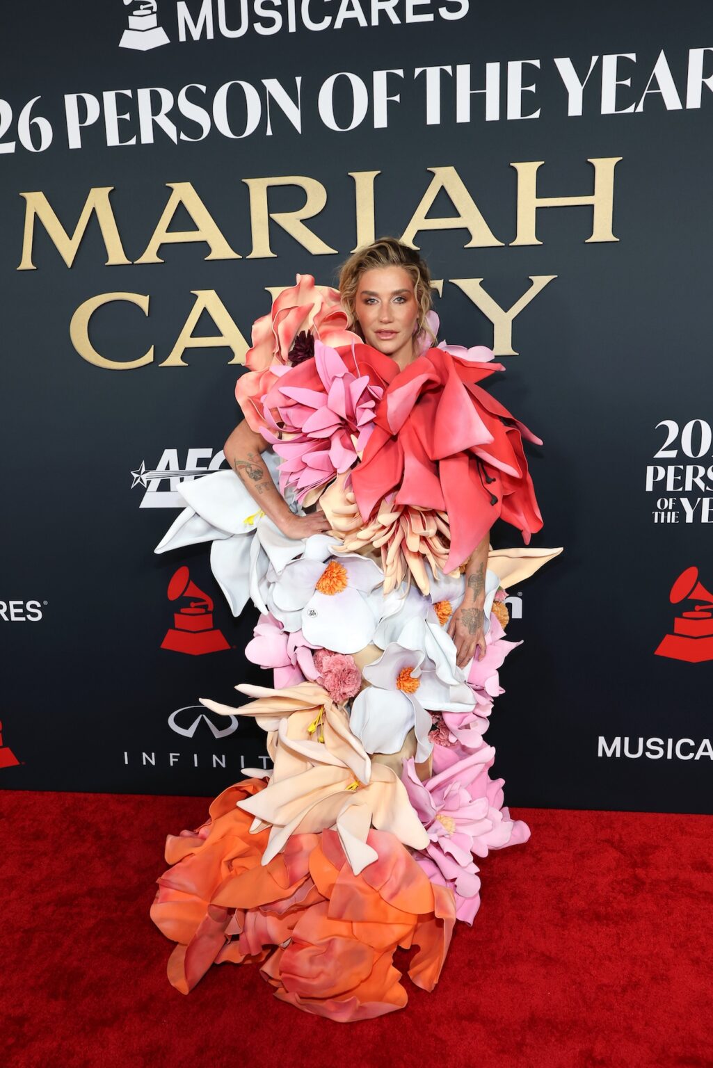 LOS ANGELES, CALIFORNIA - JANUARY 30: Kesha attends 2026 MusiCares Person of the Year Honoring Mariah Carey on January 30, 2026 in Los Angeles, California. (Photo by Kevin Mazur/Getty Images for The Recording Academy)