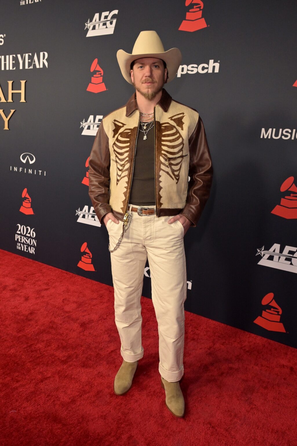 LOS ANGELES, CALIFORNIA - JANUARY 30: Brandon Lake attends 2026 MusiCares Person of the Year Honoring Mariah Carey on January 30, 2026 in Los Angeles, California. (Photo by Lester Cohen/Getty Images for The Recording Academy)