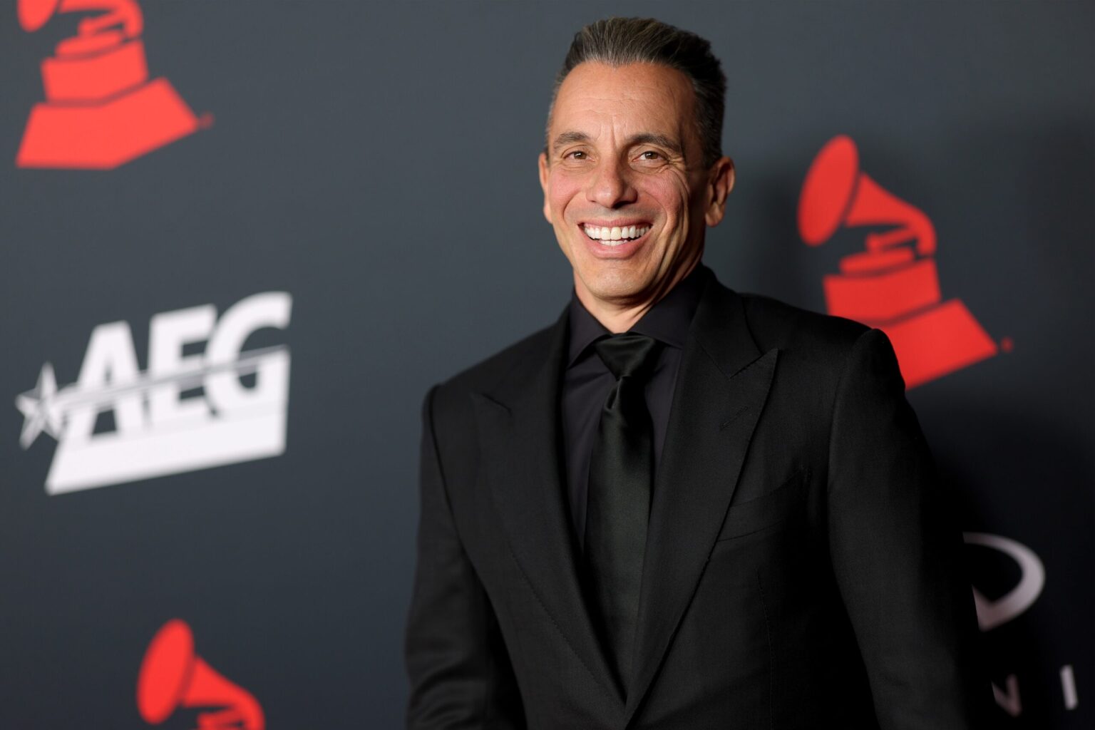 LOS ANGELES, CALIFORNIA - JANUARY 30: Sebastian Maniscalco attends 2026 MusiCares Person of the Year Honoring Mariah Carey on January 30, 2026 in Los Angeles, California. (Photo by Matt Winkelmeyer/Getty Images for The Recording Academy)