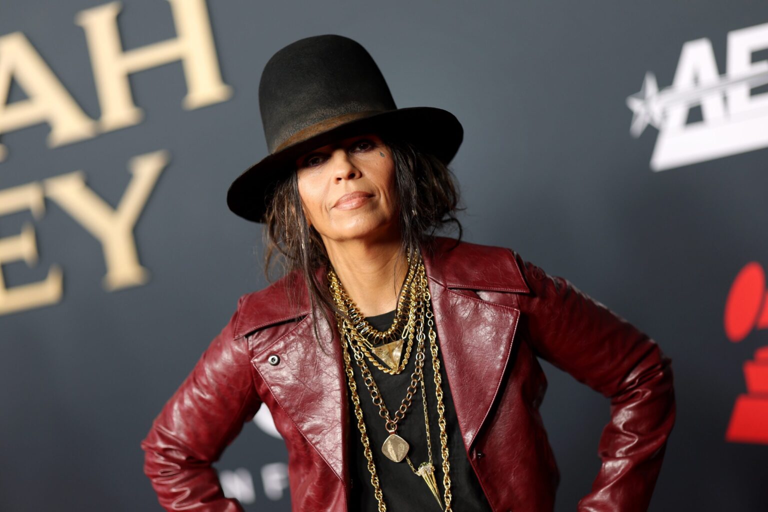 LOS ANGELES, CALIFORNIA - JANUARY 30: Linda Perry attends 2026 MusiCares Person of the Year Honoring Mariah Carey on January 30, 2026 in Los Angeles, California. (Photo by Matt Winkelmeyer/Getty Images for The Recording Academy)