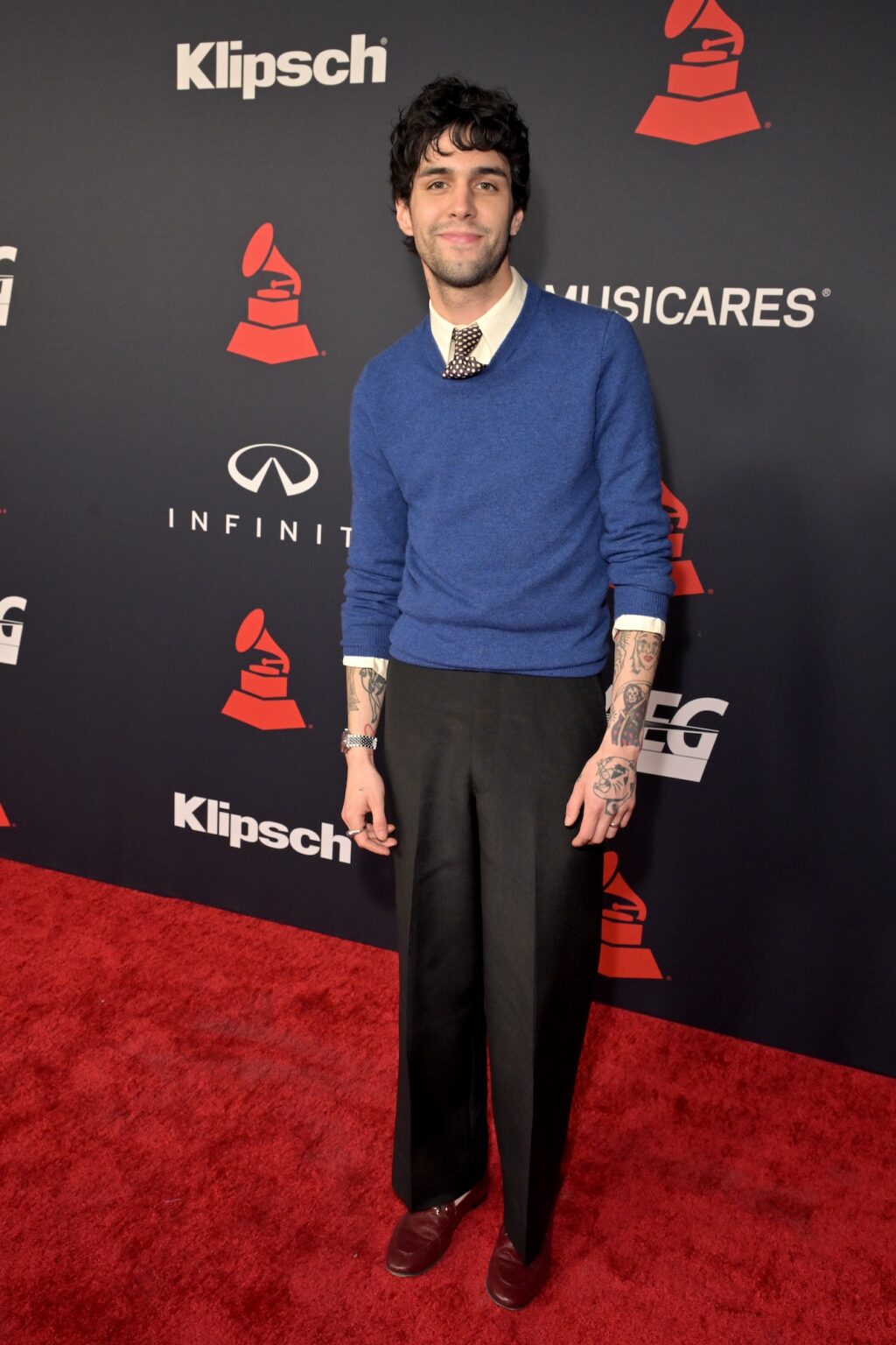 LOS ANGELES, CALIFORNIA - JANUARY 30: Stephen Sanchez attends 2026 MusiCares Person of the Year Honoring Mariah Carey on January 30, 2026 in Los Angeles, California. (Photo by Lester Cohen/Getty Images for The Recording Academy)