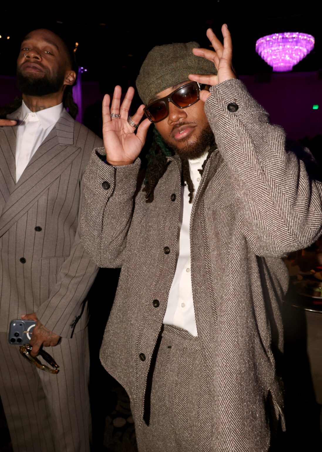 LOS ANGELES, CALIFORNIA - JANUARY 31: Leon Thomas attends the 68th GRAMMY Awards Pre-GRAMMY Gala & GRAMMY Salute to Industry Icons Honoring Avery Lipman & Monte Lipman on January 31, 2026 in Los Angeles, California. (Photo by Johnny Nunez/Getty Images for The Recording Academy)