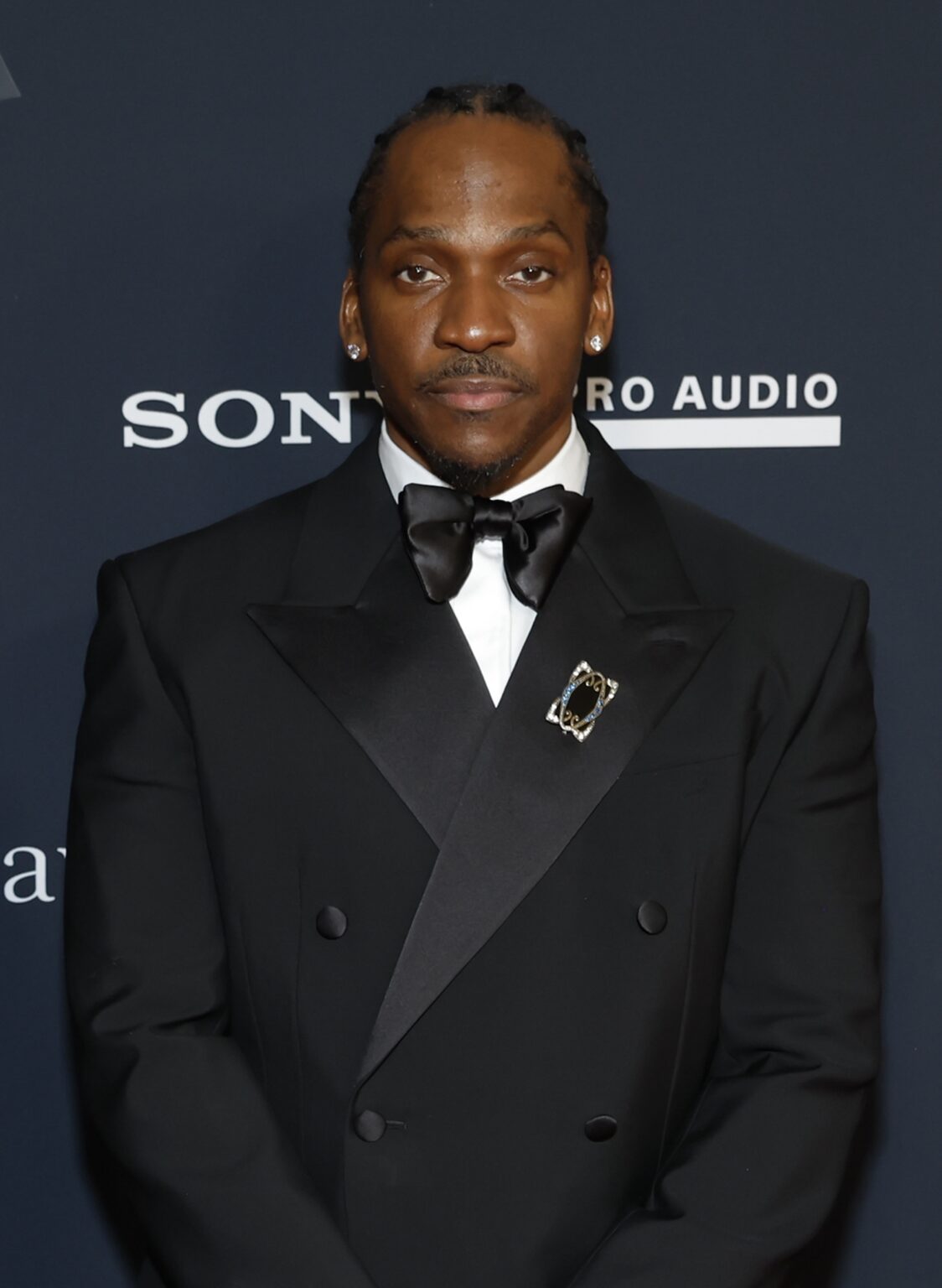 LOS ANGELES, CALIFORNIA - JANUARY 31: Pusha T of Clipse attends the 68th GRAMMY Awards Pre-GRAMMY Gala & GRAMMY Salute to Industry Icons Honoring Avery Lipman & Monte Lipman on January 31, 2026 in Los Angeles, California. (Photo by Leon Bennett/Getty Images for The Recording Academy)