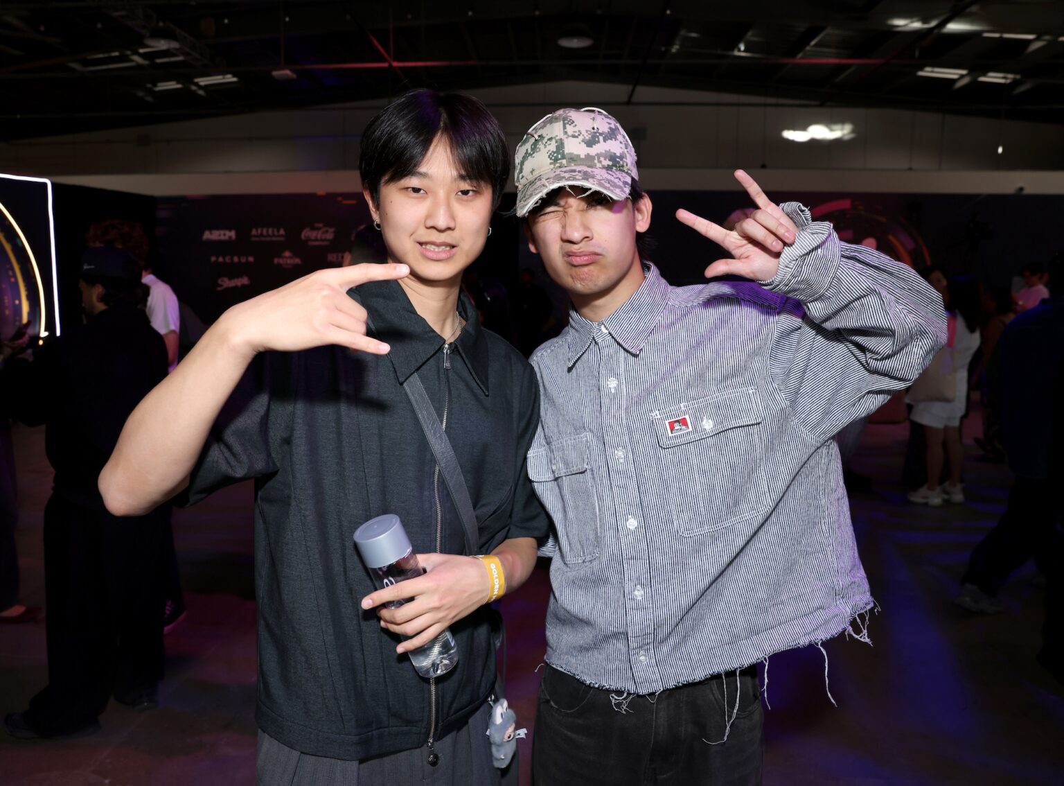 LOS ANGELES, CALIFORNIA - JANUARY 31: (L-R) Yung Kai and MICO attend Golden Hour at GRAMMY House during the 68th GRAMMY Awards at Rolling Greens on January 31, 2026 in Los Angeles, California. (Photo by Anna Webber/Getty Images for The Recording Academy)