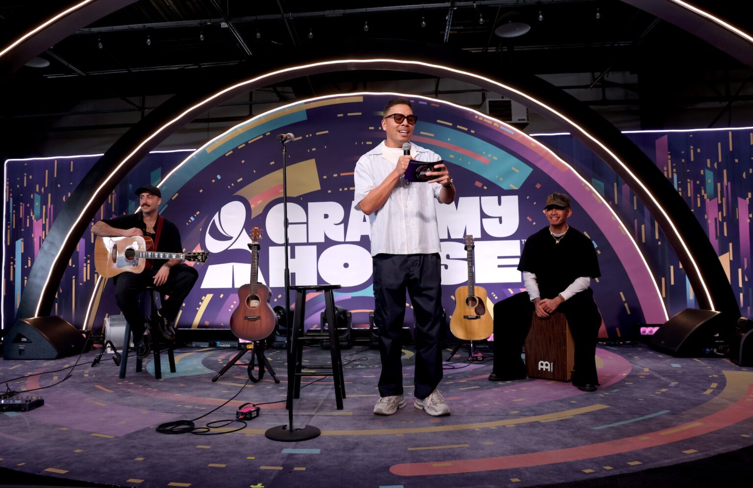 LOS ANGELES, CALIFORNIA - JANUARY 31: Jonathan Yip speaks onstage during Golden Hour at GRAMMY House during the 68th GRAMMY Awards at Rolling Greens on January 31, 2026 in Los Angeles, California. (Photo by Anna Webber/Getty Images for The Recording Academy)