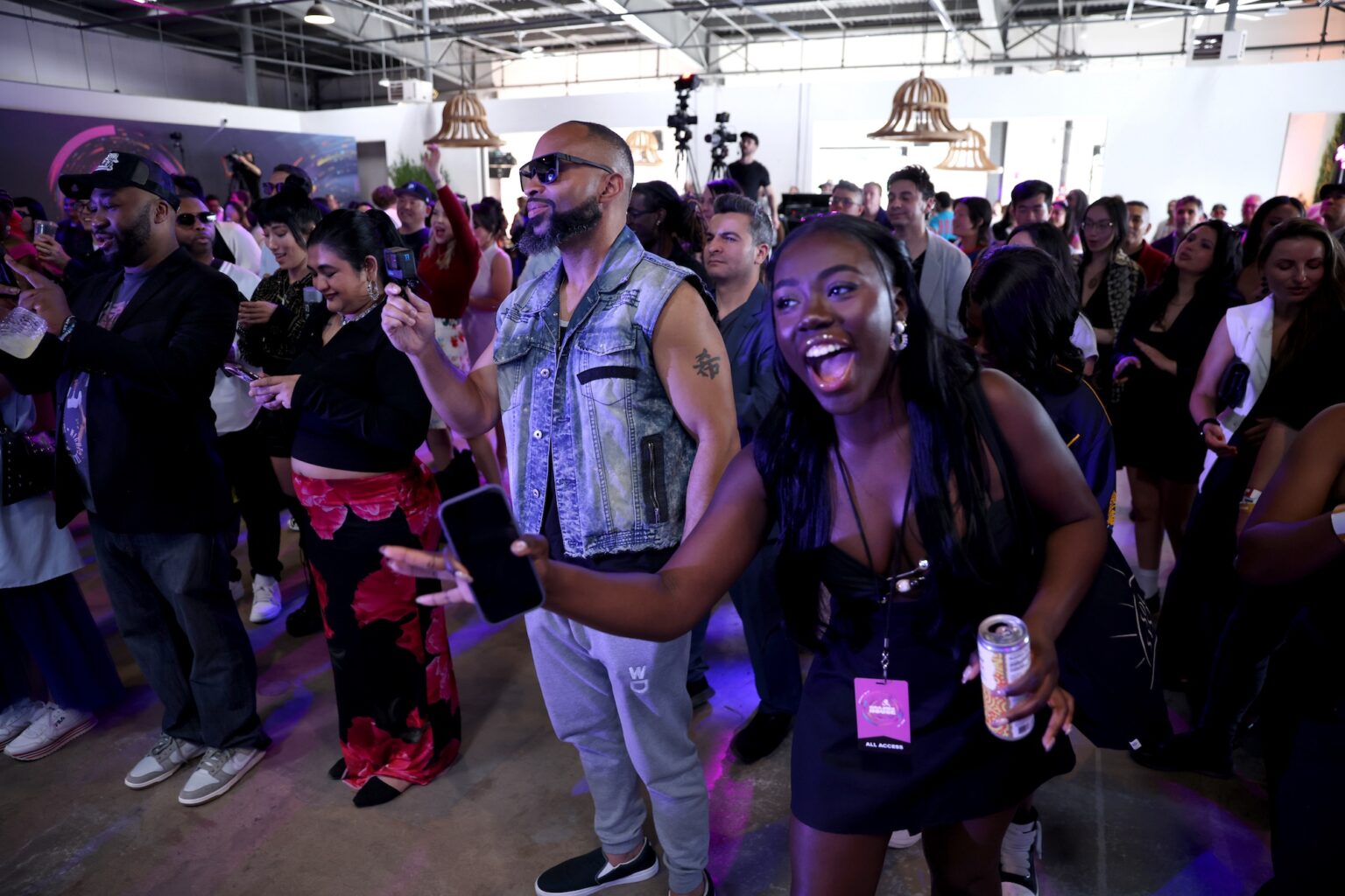 LOS ANGELES, CALIFORNIA - JANUARY 31: Guests attend Golden Hour at GRAMMY House during the 68th GRAMMY Awards at Rolling Greens on January 31, 2026 in Los Angeles, California. (Photo by Anna Webber/Getty Images for The Recording Academy)