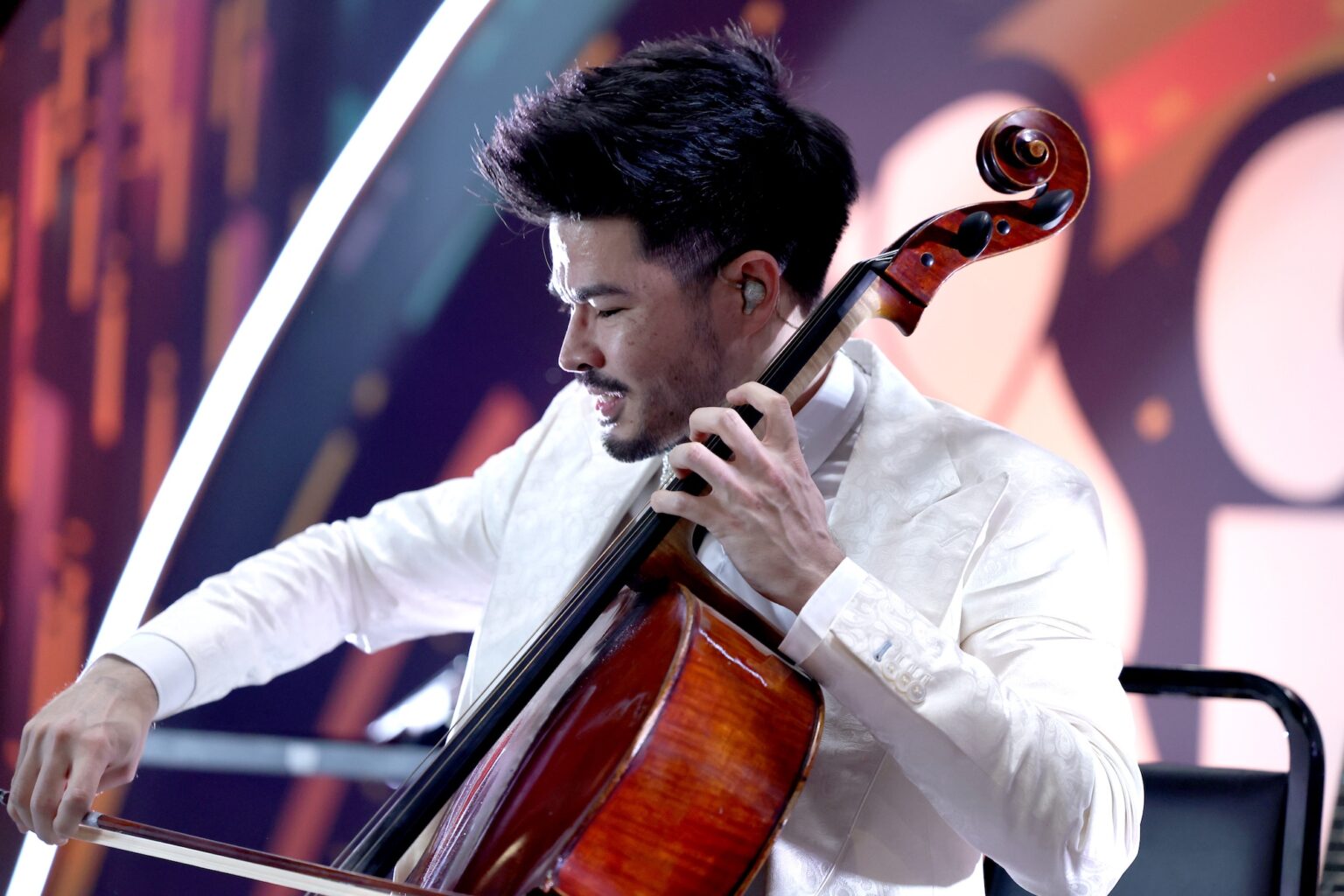 LOS ANGELES, CALIFORNIA - JANUARY 31: Philip Sheegog of ARKAI performs onstage during Golden Hour at GRAMMY House during the 68th GRAMMY Awards at Rolling Greens on January 31, 2026 in Los Angeles, California. (Photo by Anna Webber/Getty Images for The Recording Academy)