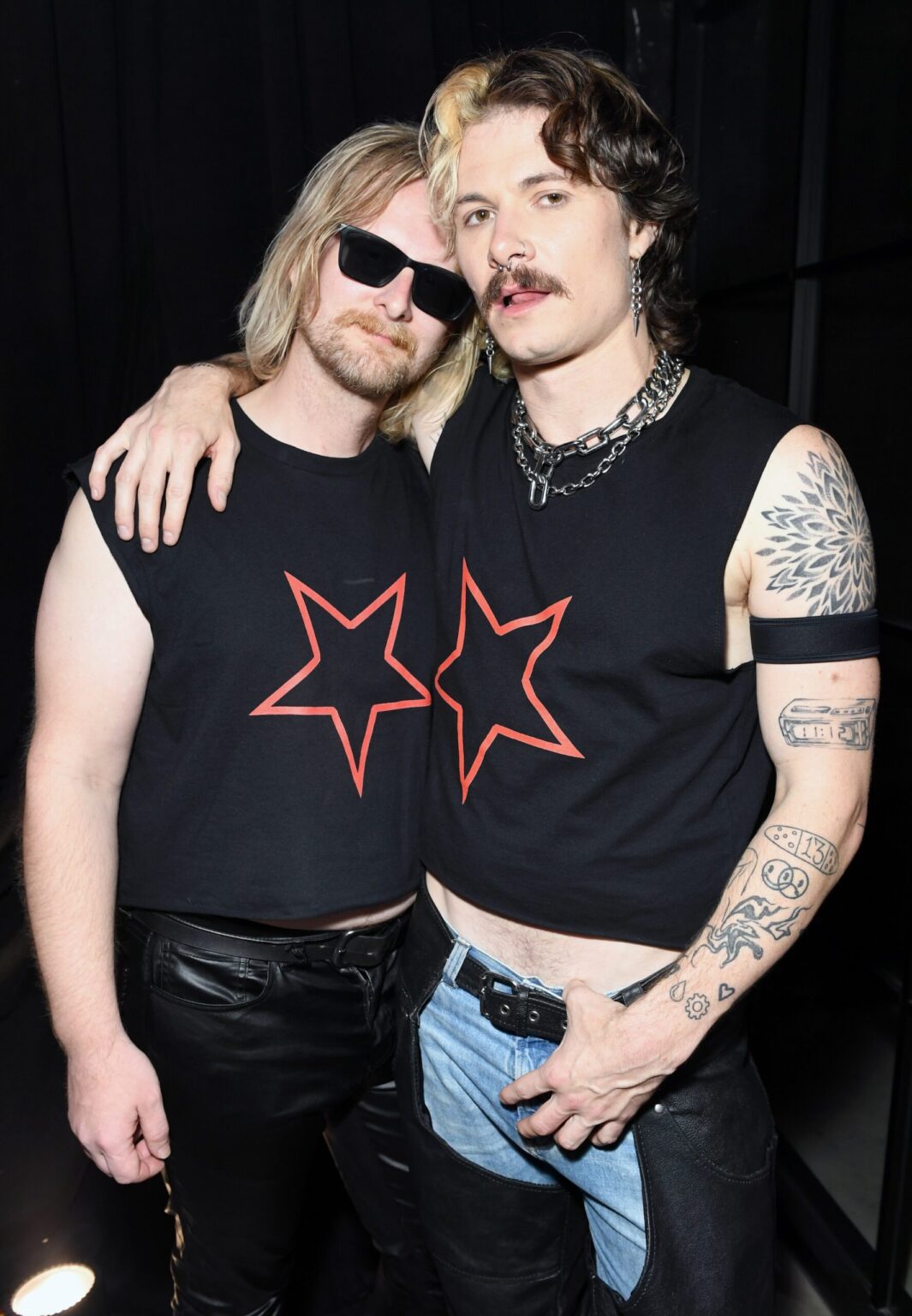 LOS ANGELES, CALIFORNIA - JANUARY 31: (L-R) Guest and Zee Machine attend the 68th GRAMMY Awards - GRAMMY House: Academy Proud on January 31, 2026 in Los Angeles, California. (Photo by Unique Nicole/Getty Images for The Recording Academy)