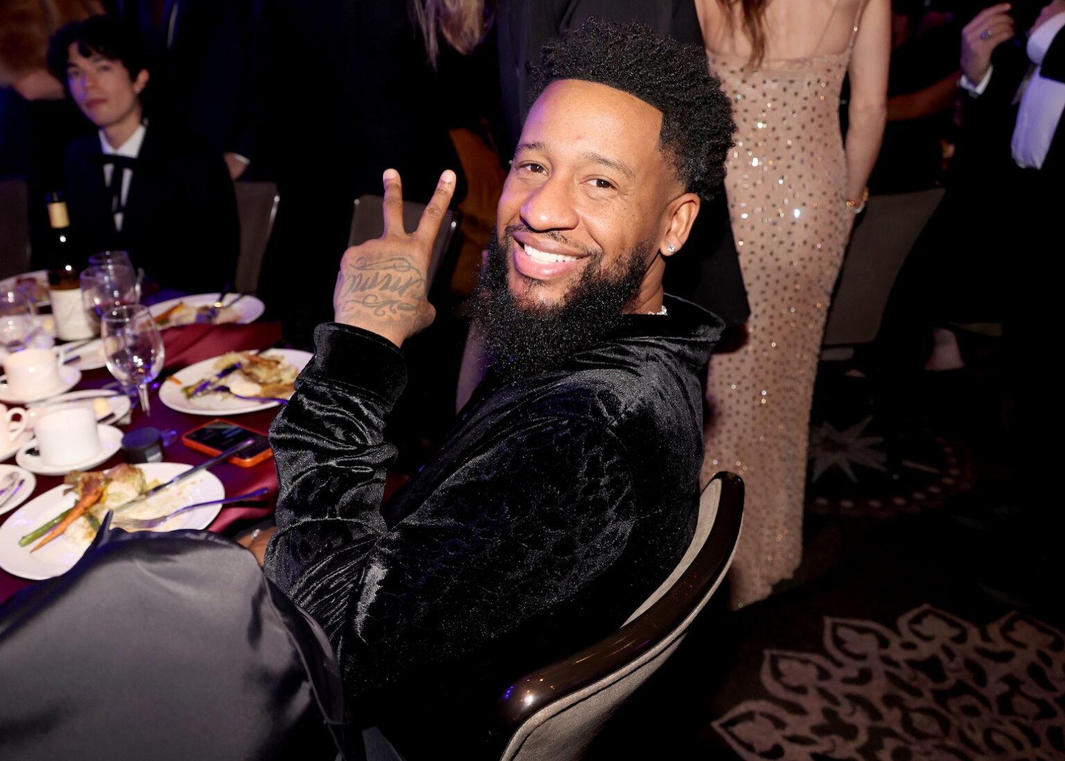 LOS ANGELES, CALIFORNIA - JANUARY 31: Brandon "SlimXX" Allen attends the 68th GRAMMY Awards Pre-GRAMMY Gala & GRAMMY Salute to Industry Icons Honoring Avery Lipman & Monte Lipman on January 31, 2026 in Los Angeles, California. (Photo by Johnny Nunez/Getty Images for The Recording Academy)
