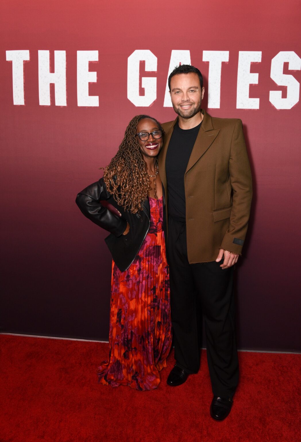 LOS ANGELES, CALIFORNIA - FEBRUARY 24: Kamala Avila-Salmon and John Burr attend Lionsgate's "The Gates" LA screening at Westwood iPic Theaters on February 24, 2026 in Los Angeles, California. (Photo by Vivien Killilea/Getty Images for Lionsgate)