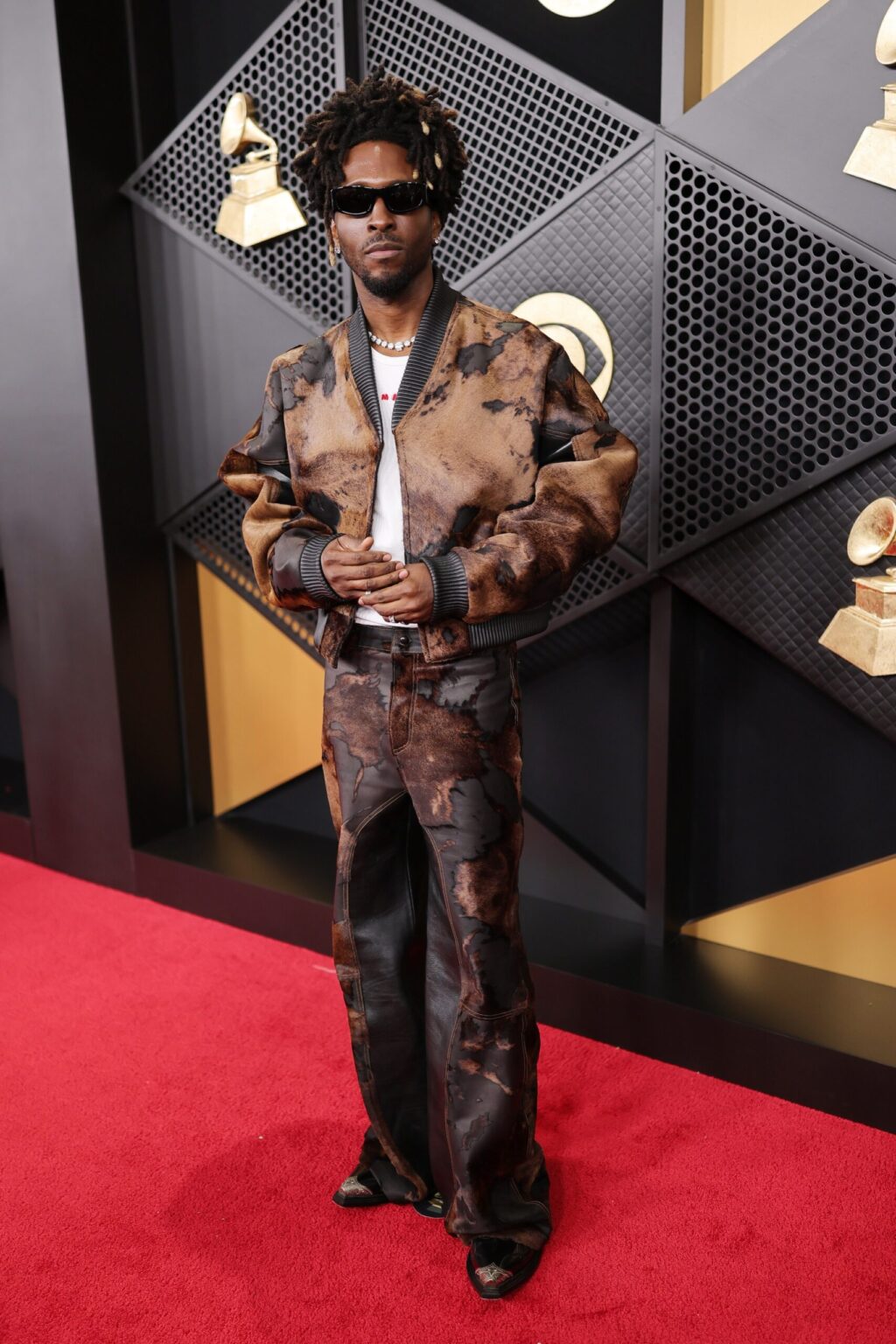 LOS ANGELES, CALIFORNIA - FEBRUARY 01: Saint JHN attends the 68th GRAMMY Awards on February 01, 2026 in Los Angeles, California. (Photo by Neilson Barnard/Getty Images for The Recording Academy)