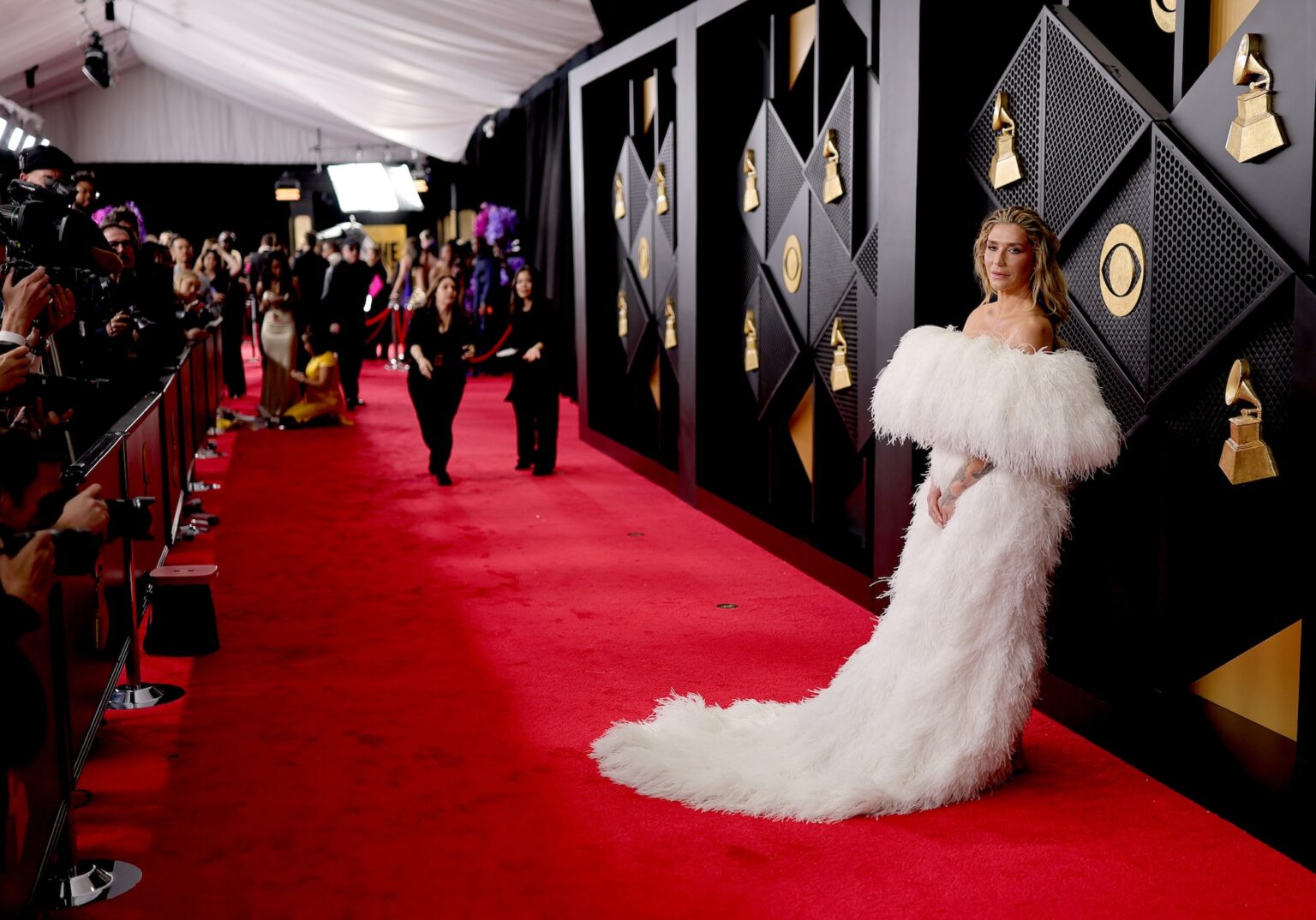 LOS ANGELES, CALIFORNIA - FEBRUARY 01: Kesha attends the 68th GRAMMY Awards on February 01, 2026 in Los Angeles, California. (Photo by Neilson Barnard/Getty Images for The Recording Academy)