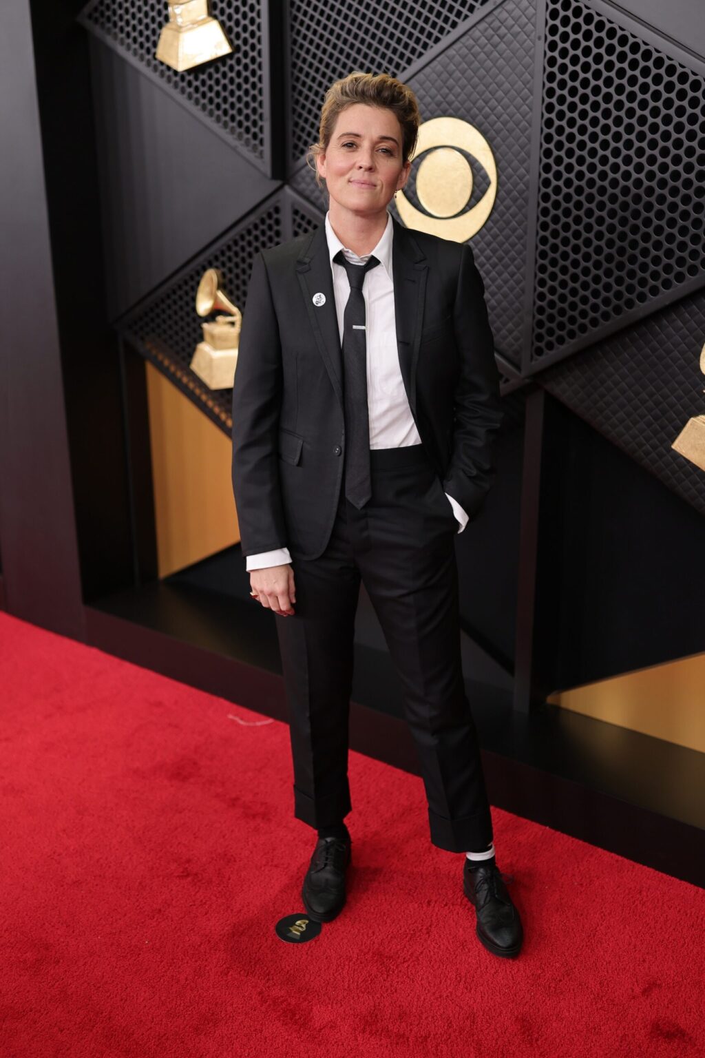LOS ANGELES, CALIFORNIA - FEBRUARY 01: Brandi Carlile attends the 68th GRAMMY Awards on February 01, 2026 in Los Angeles, California. (Photo by Neilson Barnard/Getty Images for The Recording Academy)