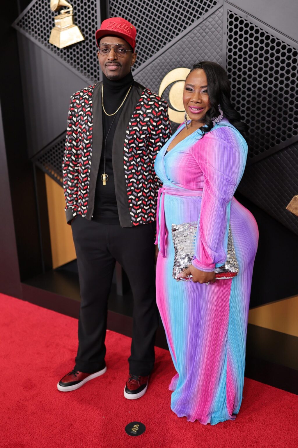 LOS ANGELES, CALIFORNIA - FEBRUARY 01: (L-R) J. Ivy and Tarrey Torae attend the 68th GRAMMY Awards on February 01, 2026 in Los Angeles, California. (Photo by Neilson Barnard/Getty Images for The Recording Academy)