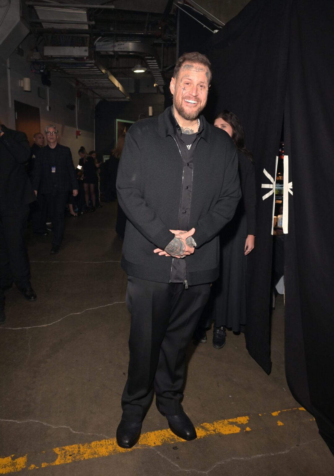 LOS ANGELES, CALIFORNIA - FEBRUARY 01: Jelly Roll attends the 68th GRAMMY Awards at Crypto.com Arena on February 01, 2026 in Los Angeles, California. (Photo by Lester Cohen/Getty Images for The Recording Academy)