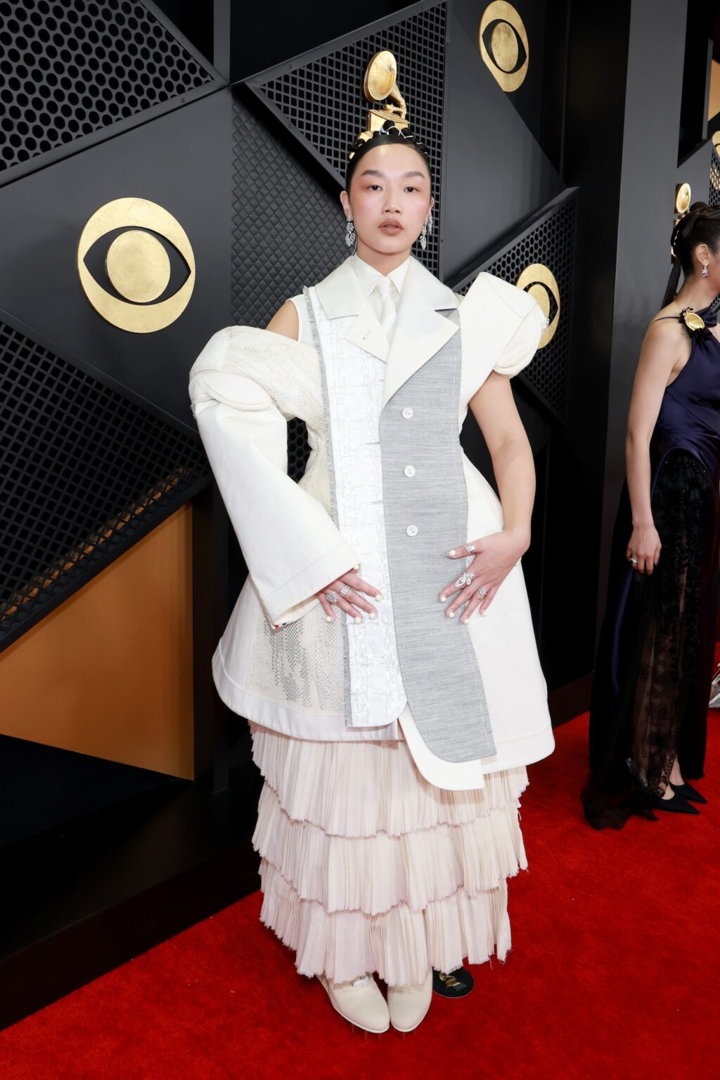 LOS ANGELES, CALIFORNIA - FEBRUARY 01: Audrey Nuna attends the 68th GRAMMY Awards on February 01, 2026 in Los Angeles, California. (Photo by Kevin Mazur/Getty Images for The Recording Academy)