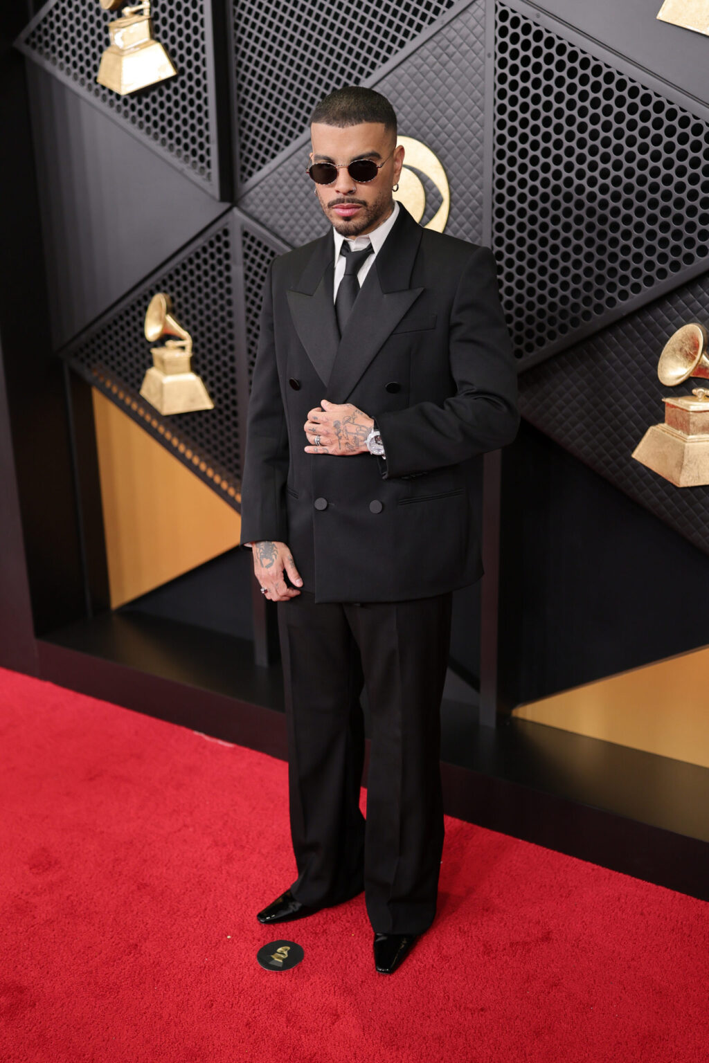 LOS ANGELES, CALIFORNIA - FEBRUARY 01: Rauw Alejandro attends the 68th GRAMMY Awards on February 01, 2026 in Los Angeles, California. (Photo by Neilson Barnard/Getty Images for The Recording Academy)