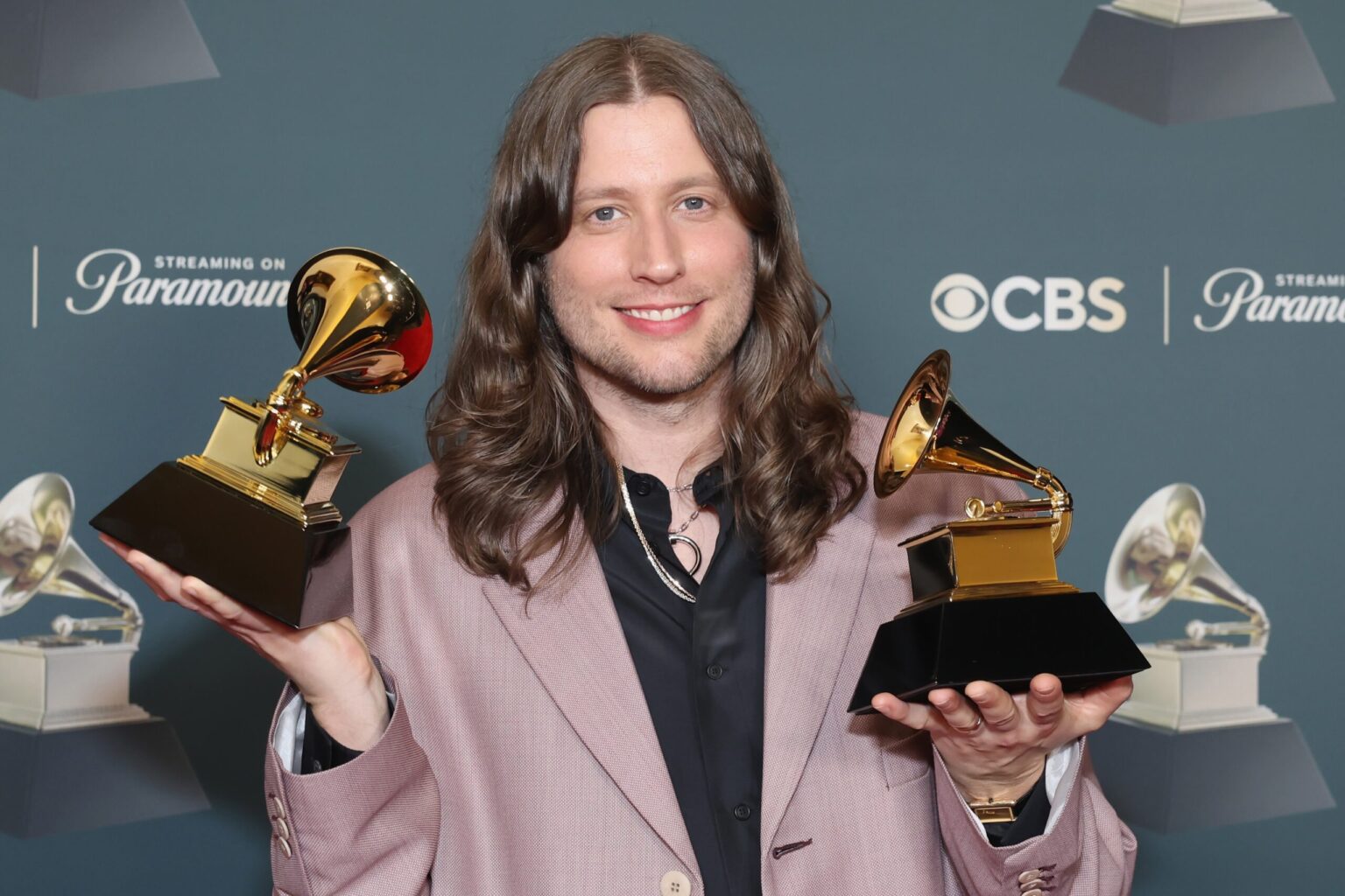 LOS ANGELES, CALIFORNIA - FEBRUARY 01: Ludwig Göransson, winner of the Best Score Soundtrack Album for Visual Media and Best Compilation Soundtrack for Visual Media for “Sinners”, poses in the press room during the 68th GRAMMY Awards at Crypto.com Arena on February 01, 2026 in Los Angeles, California. (Photo by Leon Bennett/Getty Images for The Recording Academy)