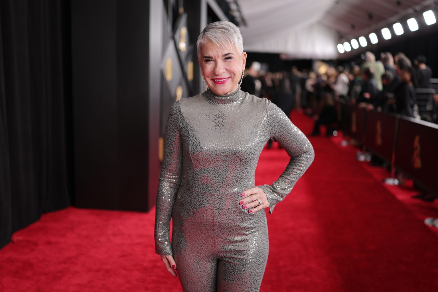 LOS ANGELES, CALIFORNIA - FEBRUARY 01: Elaine Martone attends the 68th GRAMMY Awards on February 01, 2026 in Los Angeles, California. (Photo by Neilson Barnard/Getty Images for The Recording Academy)