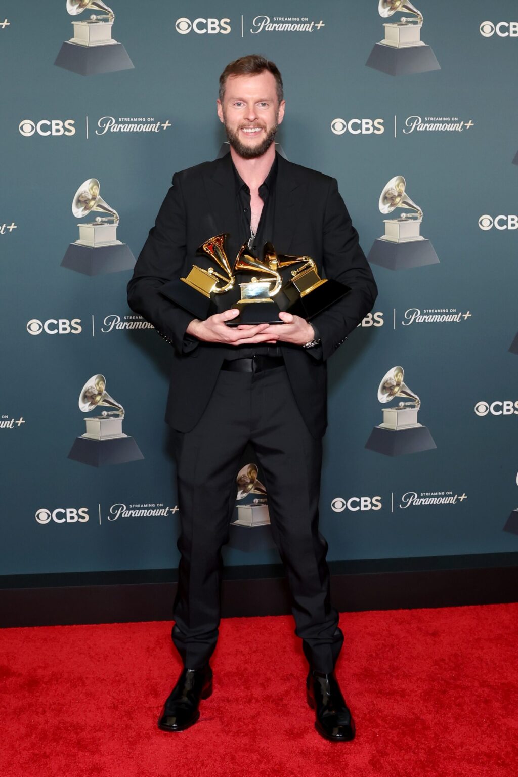LOS ANGELES, CALIFORNIA - FEBRUARY 01: Cirkut, winner of the Producer of the Year, Non-Classical award, poses in the press room during the 68th GRAMMY Awards at Crypto.com Arena on February 01, 2026 in Los Angeles, California. (Photo by Leon Bennett/Getty Images for The Recording Academy)