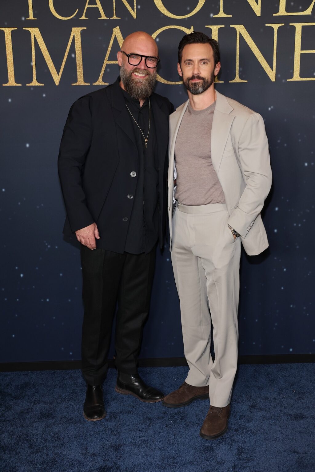 NASHVILLE, TENNESSEE - FEBRUARY 12: (L-R) Tim Timmons and Milo Ventimiglia attend the 'I Can Only Imagine 2" Nashville Premiere at Belmont University on February 12, 2026 in Nashville, Tennessee. (Photo by Terry Wyatt/Getty Images for Lionsgate)
