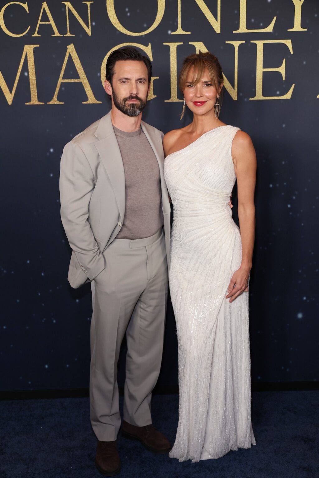NASHVILLE, TENNESSEE - FEBRUARY 12: (L-R) Milo Ventimiglia and Arielle Kebbel attend the 'I Can Only Imagine 2" Nashville Premiere at Belmont University on February 12, 2026 in Nashville, Tennessee. (Photo by Terry Wyatt/Getty Images for Lionsgate)