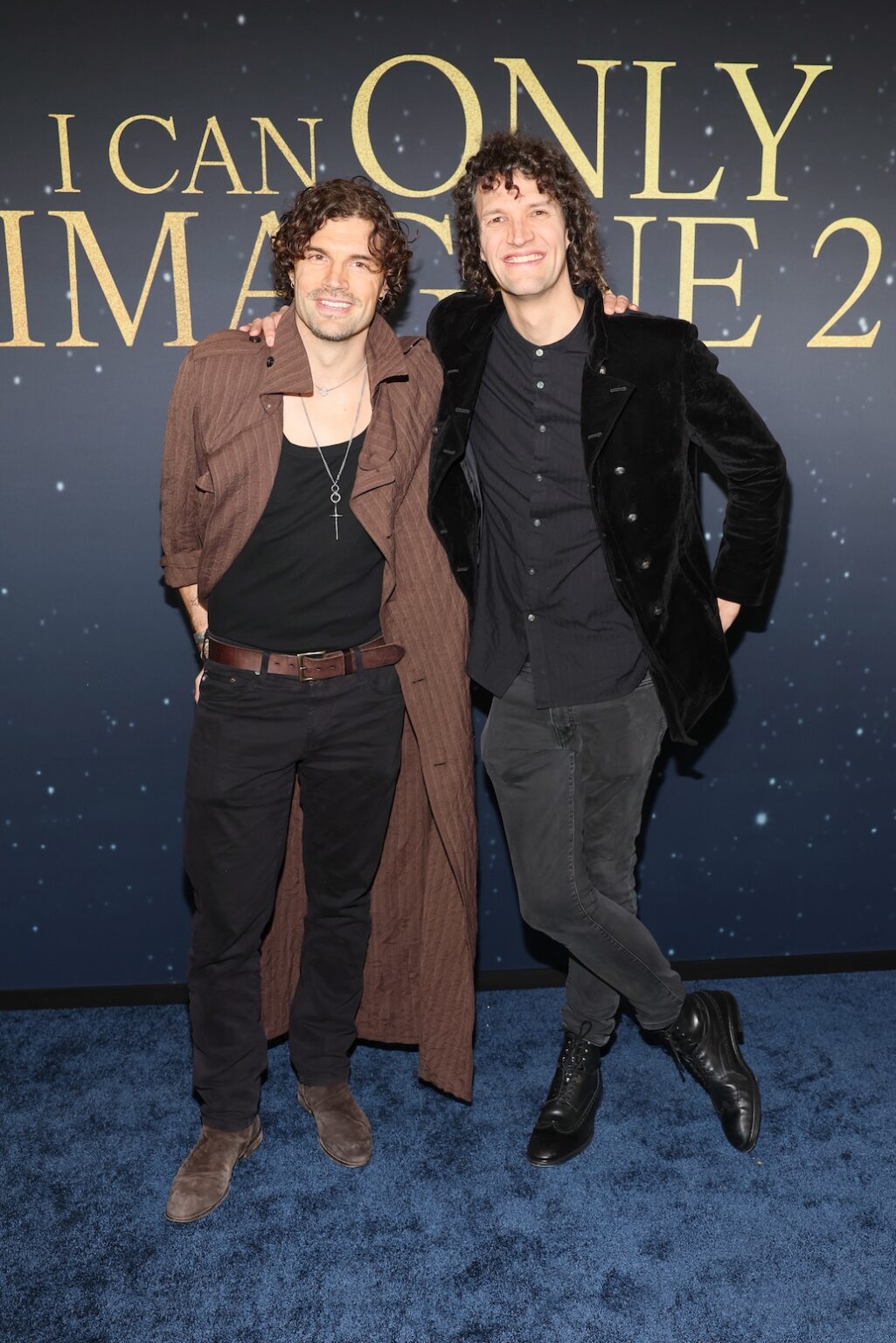 NASHVILLE, TENNESSEE - FEBRUARY 12: (L-R) Joel Smallbone and Luke Smallbone attend the 'I Can Only Imagine 2" Nashville Premiere at Belmont University on February 12, 2026 in Nashville, Tennessee. (Photo by Terry Wyatt/Getty Images for Lionsgate)