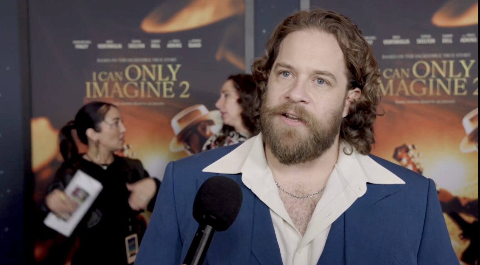 John Michael Finley on I Can Only Imagine 2 | Red Carpet Interview