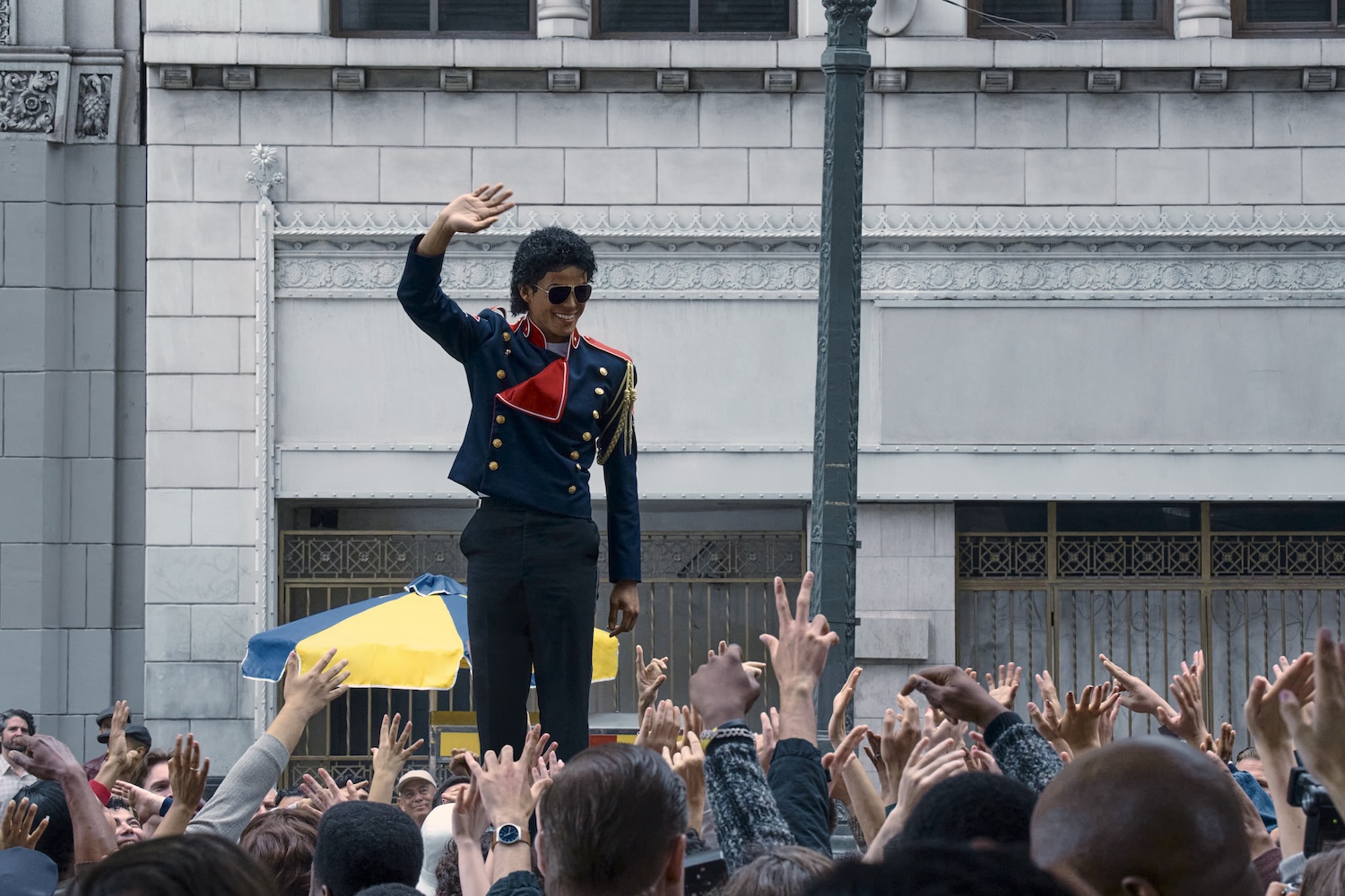 Jaafar Jackson as Michael Jackson in Michael. Photo Credit: Glen Wilson/Lionsgate