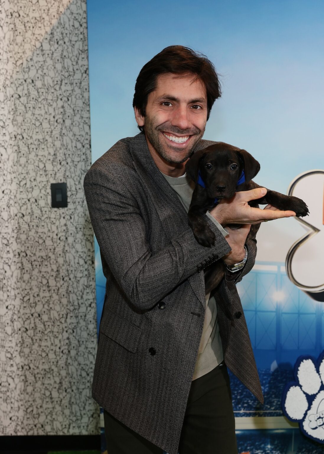 NEW YORK, NEW YORK - FEBRUARY 03: Nev Schulman attends Puppy Bowl XXII Press Event on February 03, 2026 in New York City. (Photo by Dimitrios Kambouris/Getty Images for Warner Bros. Discovery)