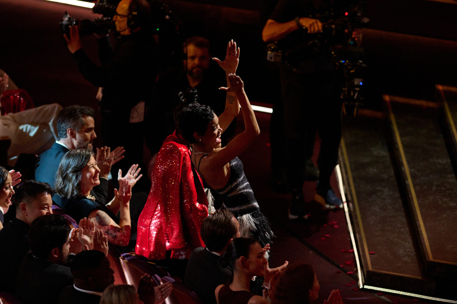 Teyana Taylor in the audience at the during the 98th Oscars® at the Dolby® Theatre at Ovation Hollywood on Sunday, March 15, 2026.