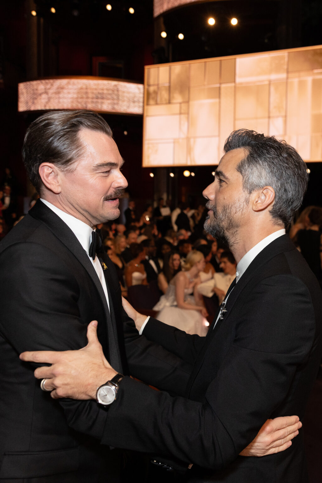 Leonardo DiCaprio and Wagner Moura attend the 98th Oscars® at the Dolby® Theatre at Ovation Hollywood on Sunday, March 15, 2026.