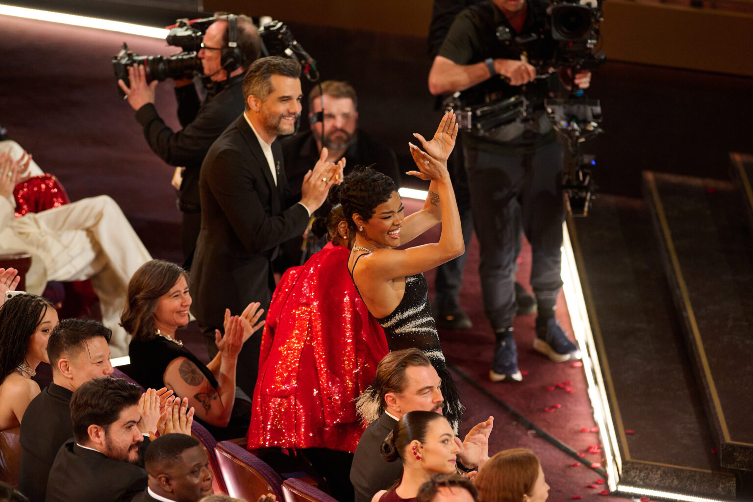 Teyana Taylor in the audience at the during the 98th Oscars® at the Dolby® Theatre at Ovation Hollywood on Sunday, March 15, 2026.