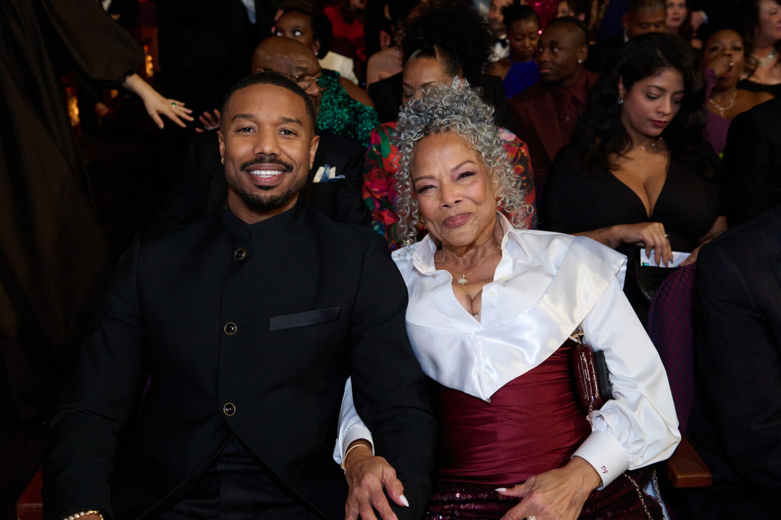 Michael B. Jordan and Donna Jordan during the 98th Oscars® at the Dolby® Theatre at Ovation Hollywood on Sunday, March 15, 2026.