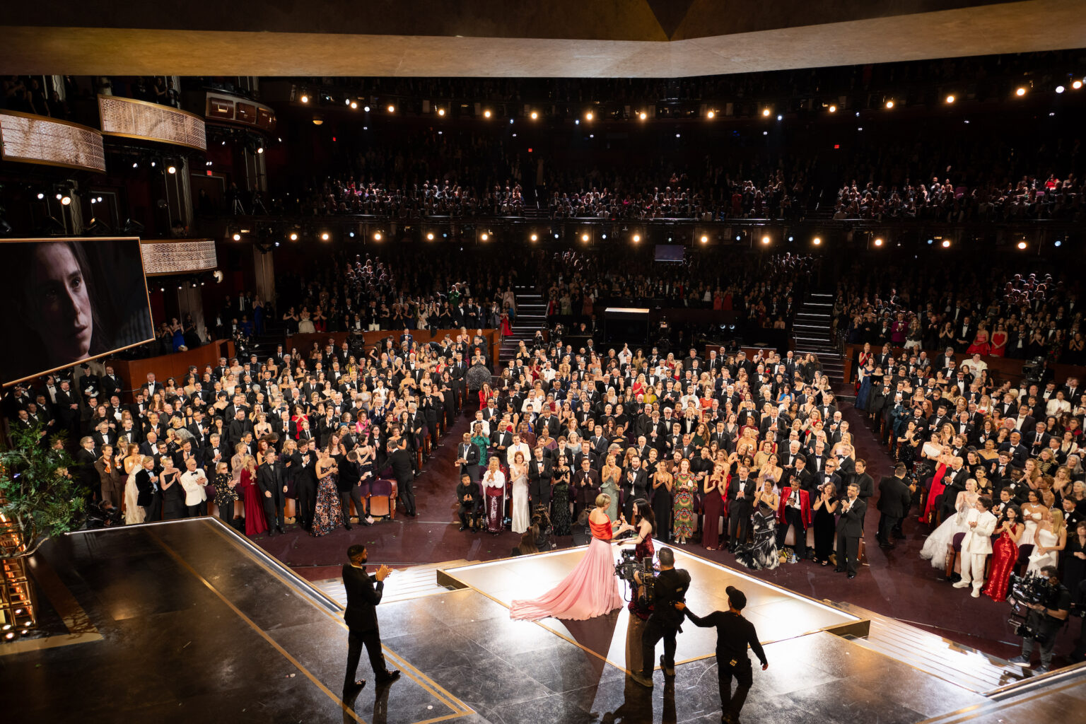 Mickey Madison presents the Oscar® for Actress in a Leading Role to Jessie Buckley during the 98th Oscars® at the Dolby® Theatre at Ovation Hollywood on Sunday, March 15, 2026.