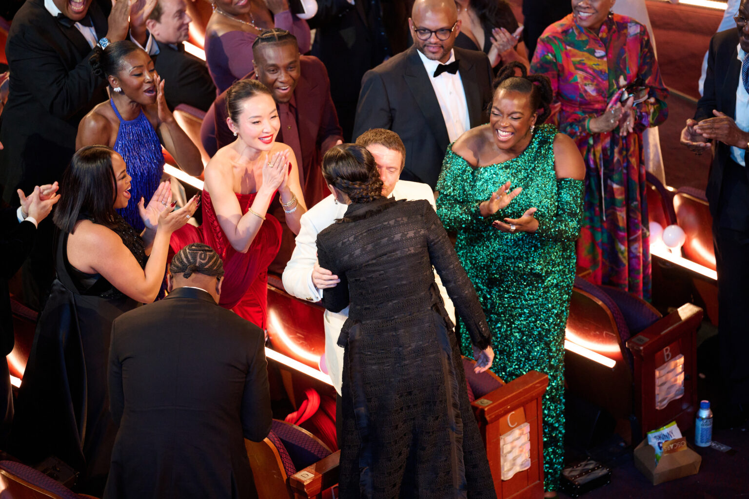 Autumn Durald Arkapaw reacts to winning the Oscar® for Cinematography during the 98th Oscars® at the Dolby® Theatre at Ovation Hollywood on Sunday, March 15, 2026.