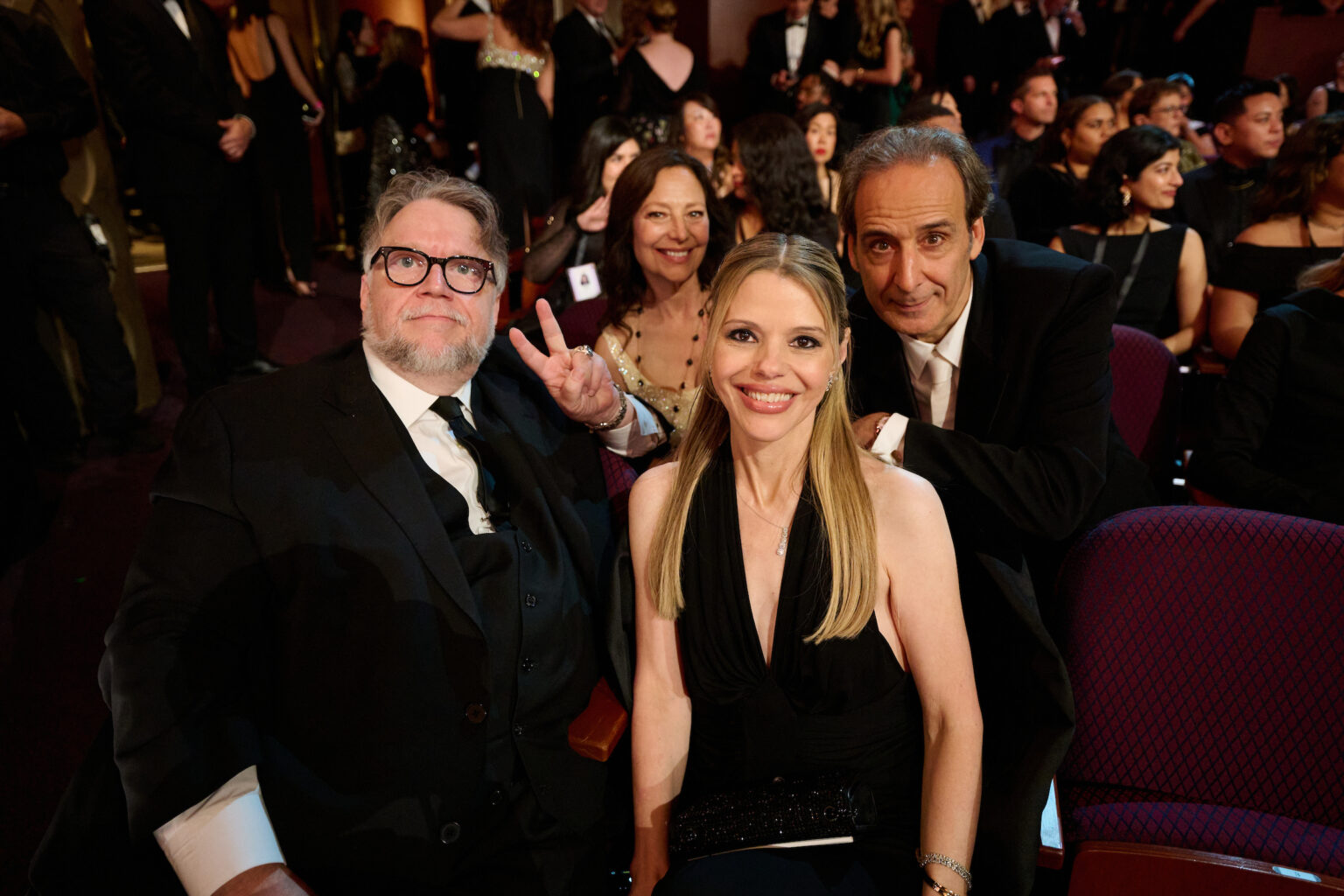 Guillermo del Toro and Alexandre Desplat attend on the red carpet of the 98th Oscars® at the Dolby® Theatre at Ovation Hollywood on Sunday, March 15, 2026.