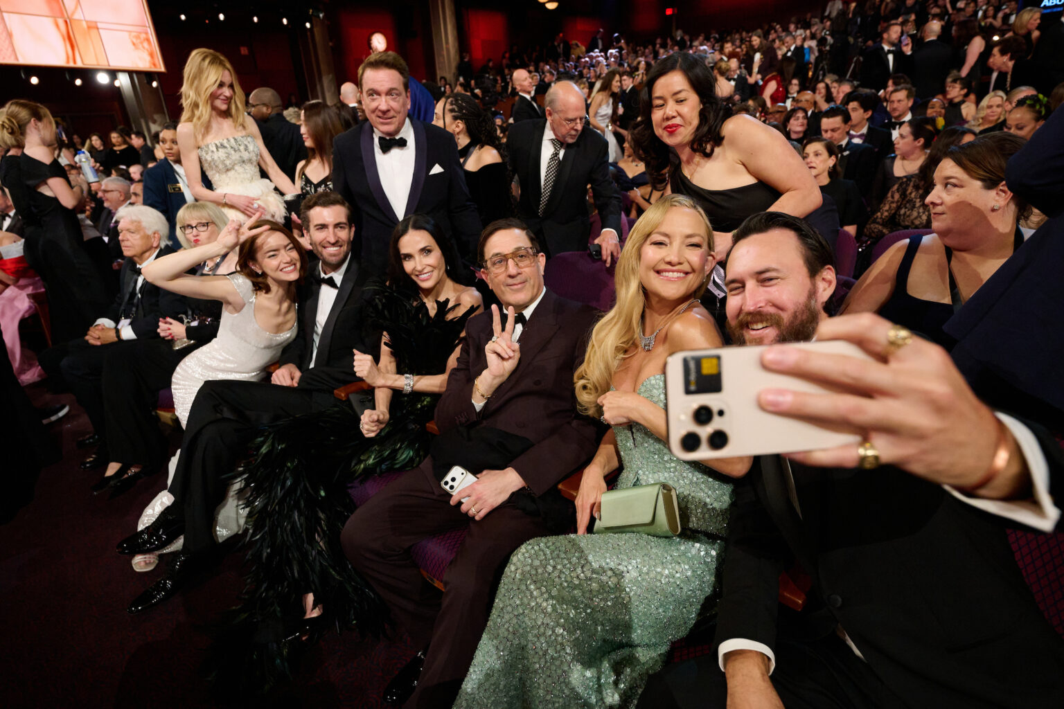 Nicole Kidman, Demi Moore and Kate Hudson attend on the red carpet of the 98th Oscars® at the Dolby® Theatre at Ovation Hollywood on Sunday, March 15, 2026.