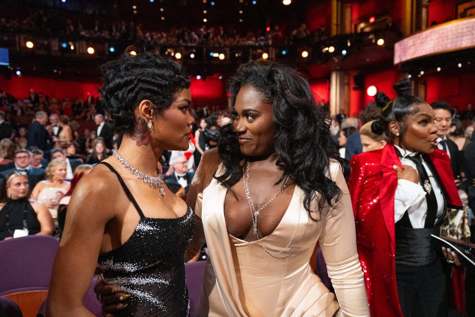Teyana Taylor, Danielle Brooks, and Nikki Taylor attend the 98th Oscars® at the Dolby Theatre at Ovation Hollywood in Los Angeles, CA, on Sunday, March 15, 2026.