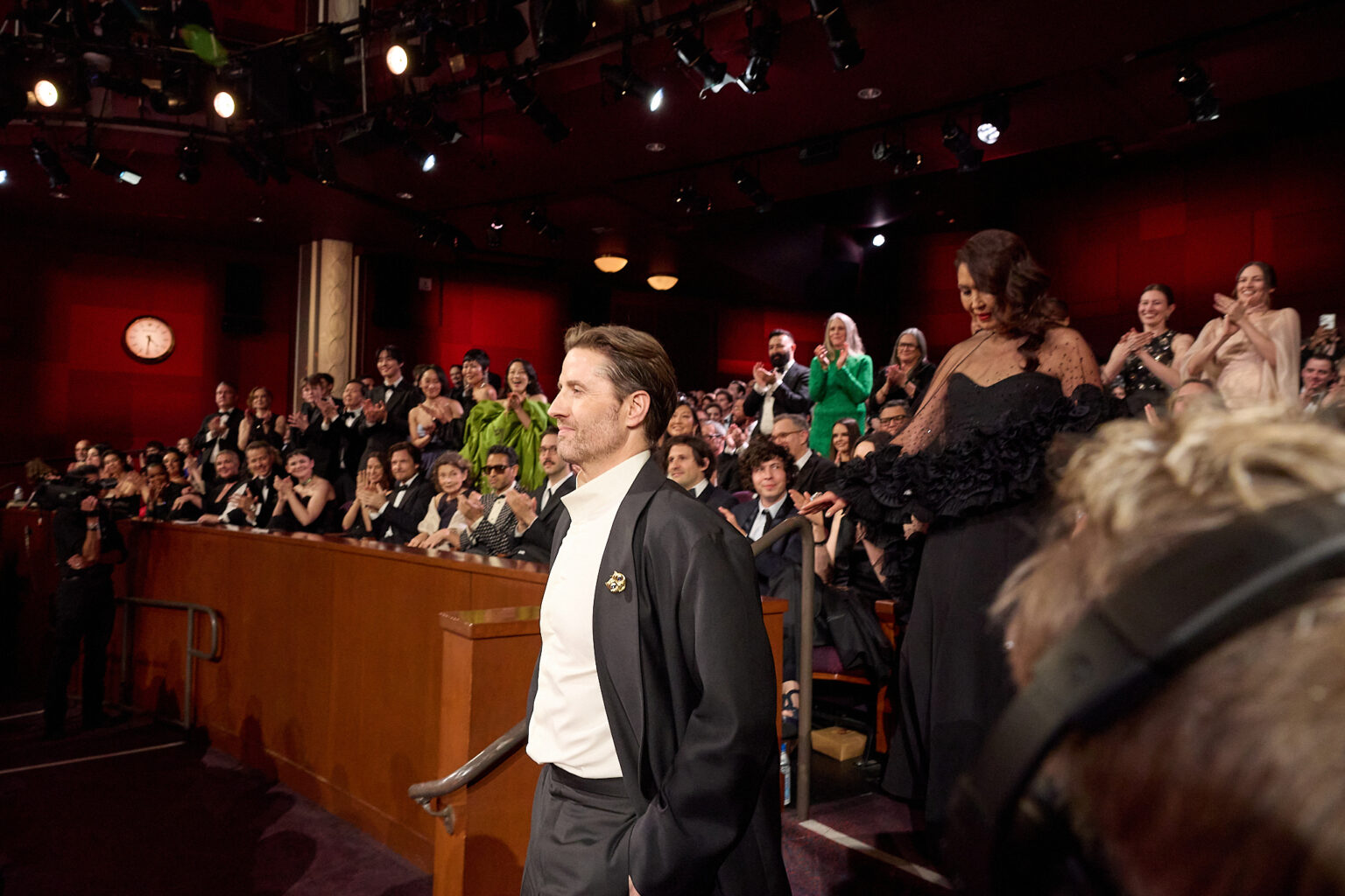 Chris Appelhans walks to accept the Oscar® for Animated Feature Film during the 98th Oscars® at the Dolby® Theatre at Ovation Hollywood on Sunday, March 15, 2026.