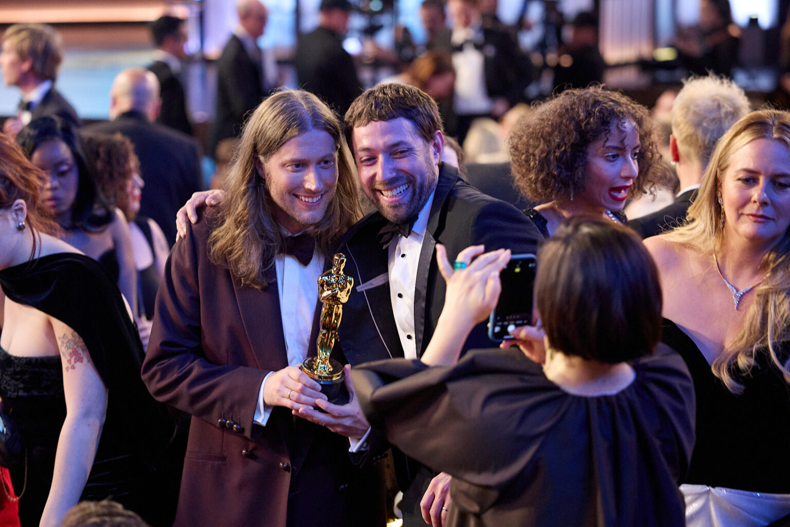 Ludwig Goransson with his Oscar® for Original Score during the 98th Oscars® at the Dolby® Theatre at Ovation Hollywood on Sunday, March 15, 2026.