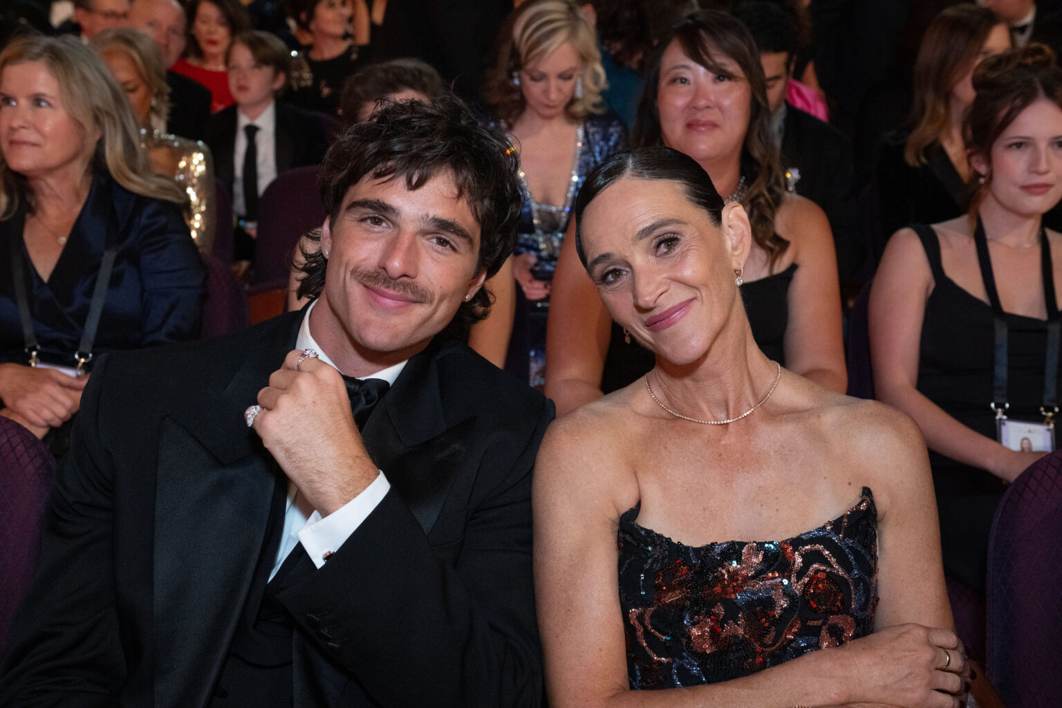Jacob Elordi and Melissa Elordi attend the 98th Oscars® at the Dolby Theatre at Ovation Hollywood in Los Angeles, CA, on Sunday, March 15, 2026.