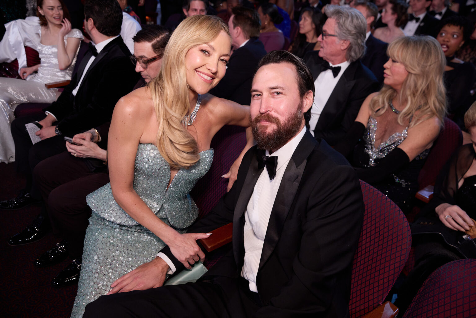Kate Hudson and Danny Fujikawa during the live 98th Oscars® at the Dolby Theatre at Ovation Hollywood in Los Angeles, CA, on Sunday, March 15, 2026.