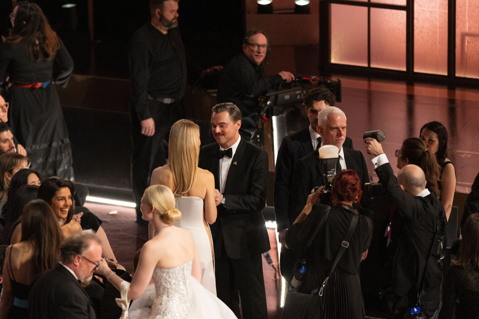 Gwyneth Paltrow and Leonardo DiCaprio attends the 98th Oscars® at the Dolby Theatre at Ovation Hollywood in Los Angeles, CA, on Sunday, March 15, 2026.
